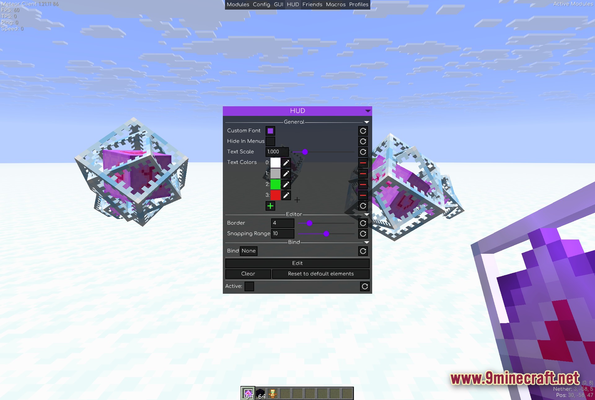 Amethyst Client Mod (1.21.11) – Dominate Crystal PvP on Anarchy Servers — screenshot 5