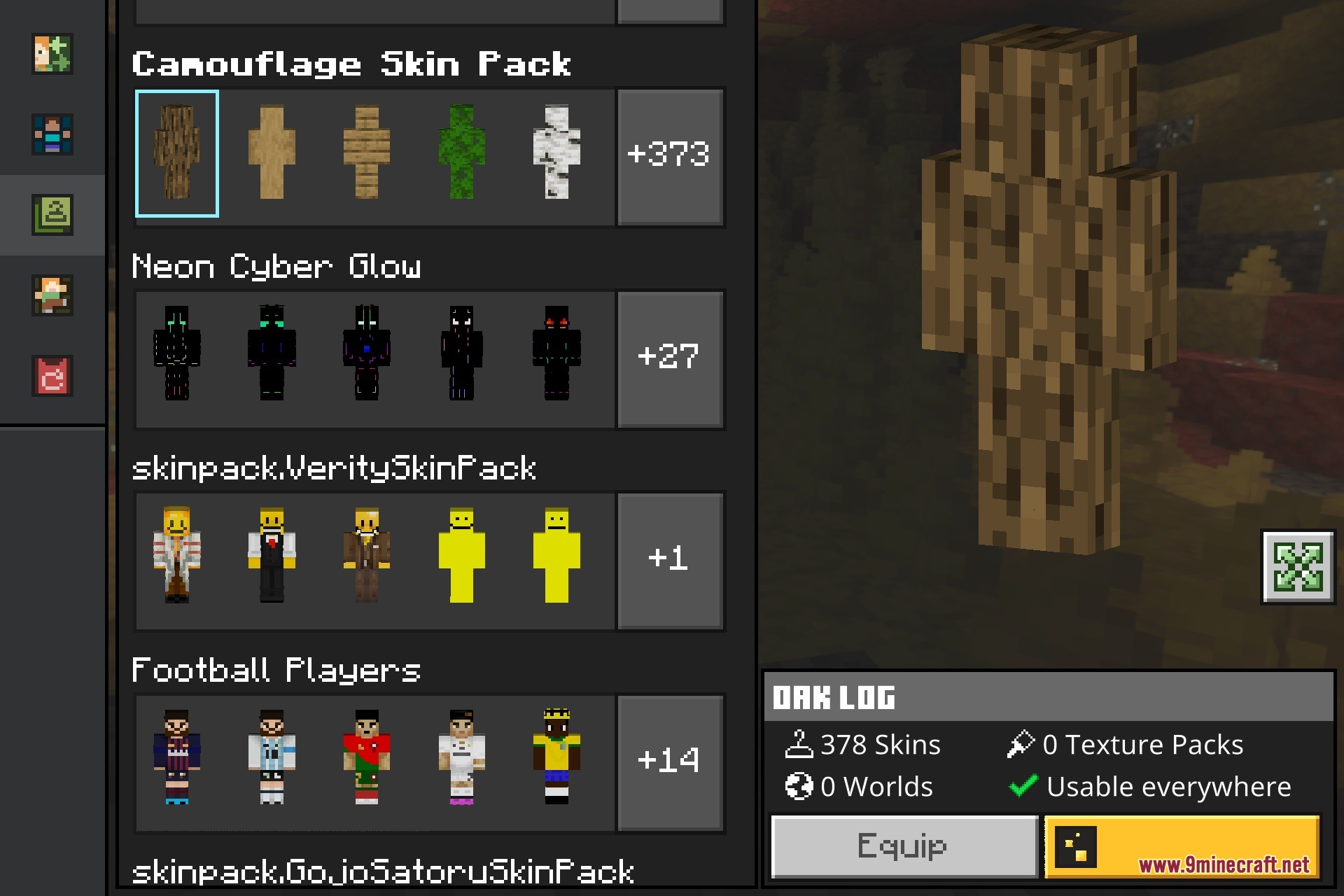Camouflage and Trolling Skin Pack (26.x, 1.21) – 250+ Skins for MCPE/Bedrock — screenshot 1