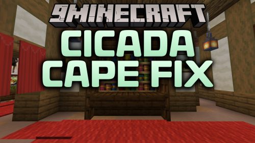 CICADA Cape Fix Mod (1.21.11, 1.21.1) - Keep Your Custom Skin Free