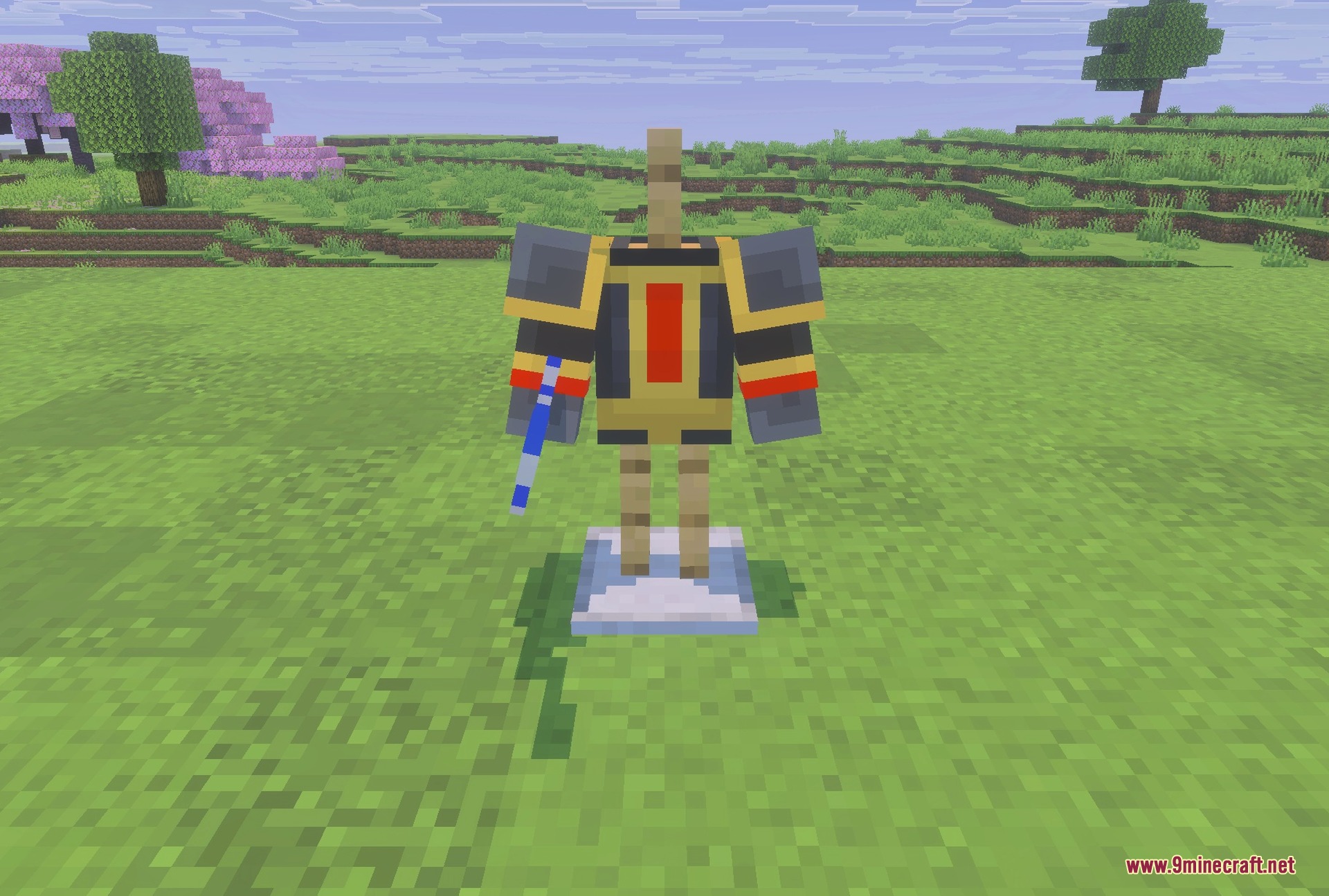 The Adamantium armour set, one of ten craftable sets