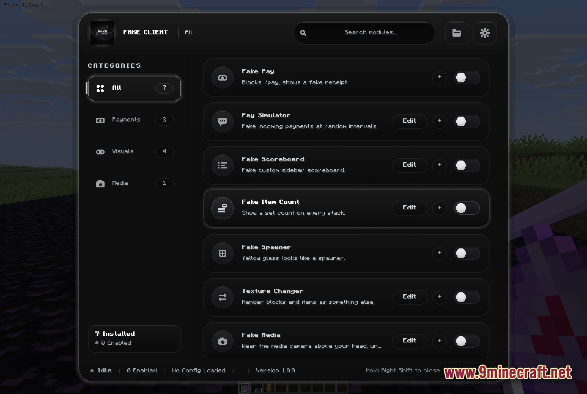 Fake Client Mod Screenshot 1