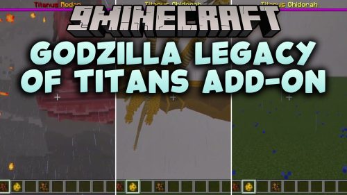 Godzilla Legacy of Titans Add-on Addon (1.21) - Summon and Command Monsterverse