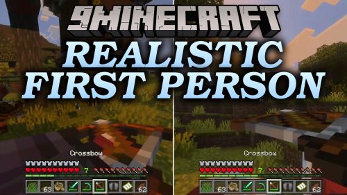 Realistic First Person Addon (1.21) - See Your Full Character Body
