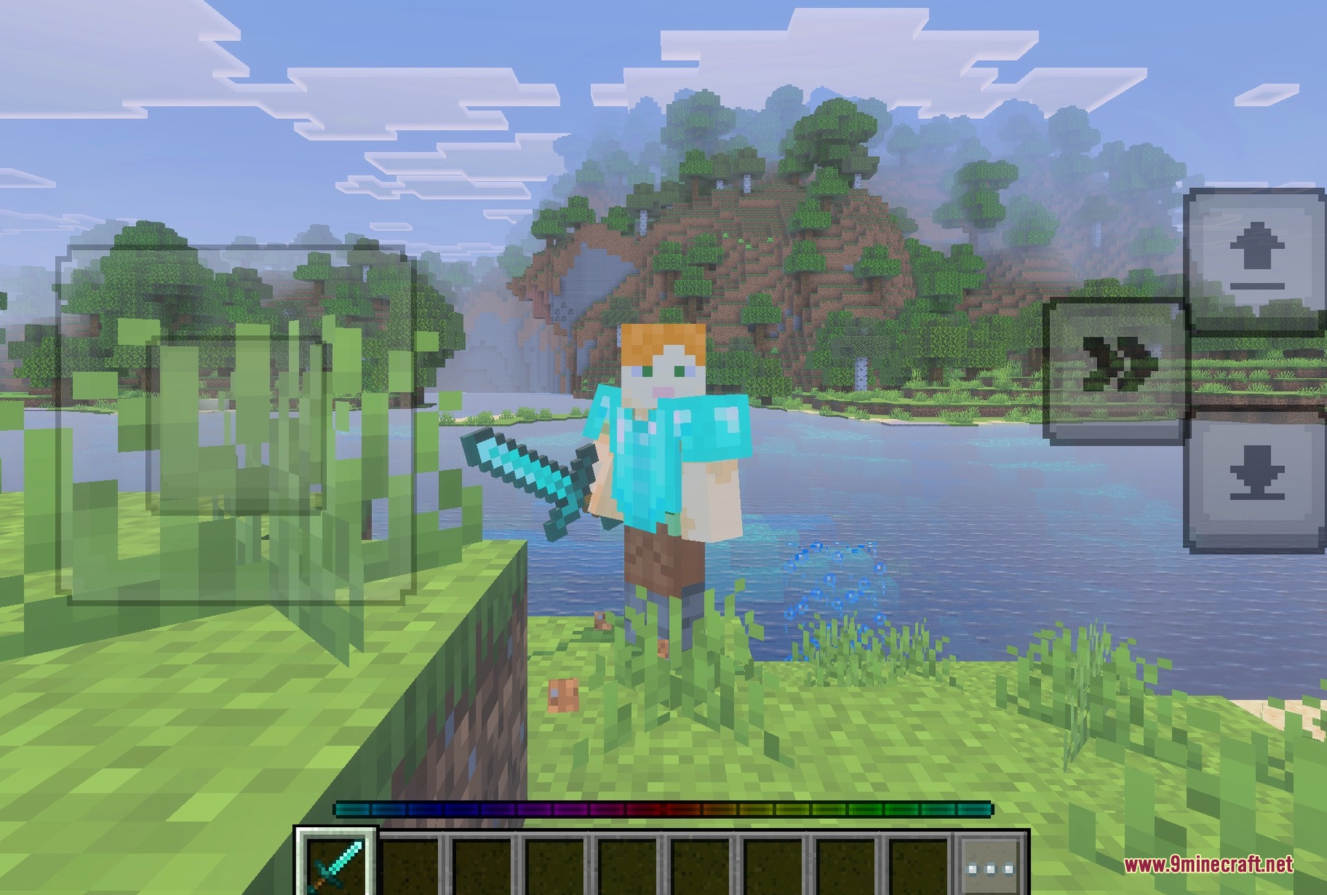 The gauge stays readable against any background