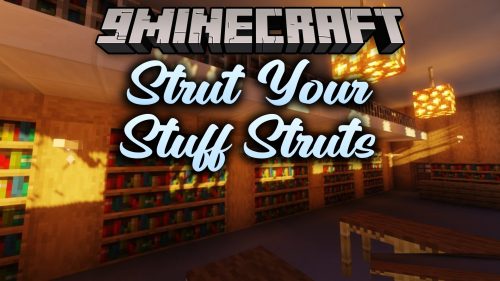 Strut Your Stuff Struts Mod (1.21.1, 1.20.1) - Span Open Gaps with Walkable