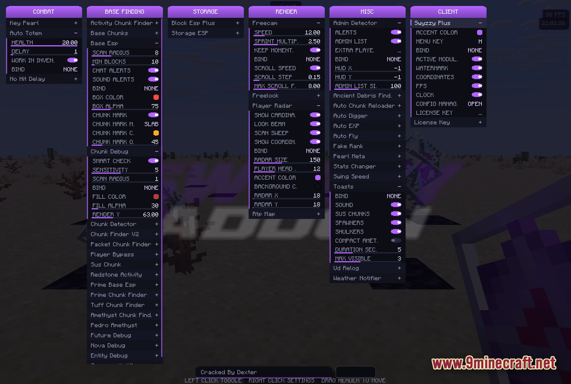Swyzzy Client Mod (1.21.11) – Dominate Anarchy Battles with Zero Lag — screenshot 5