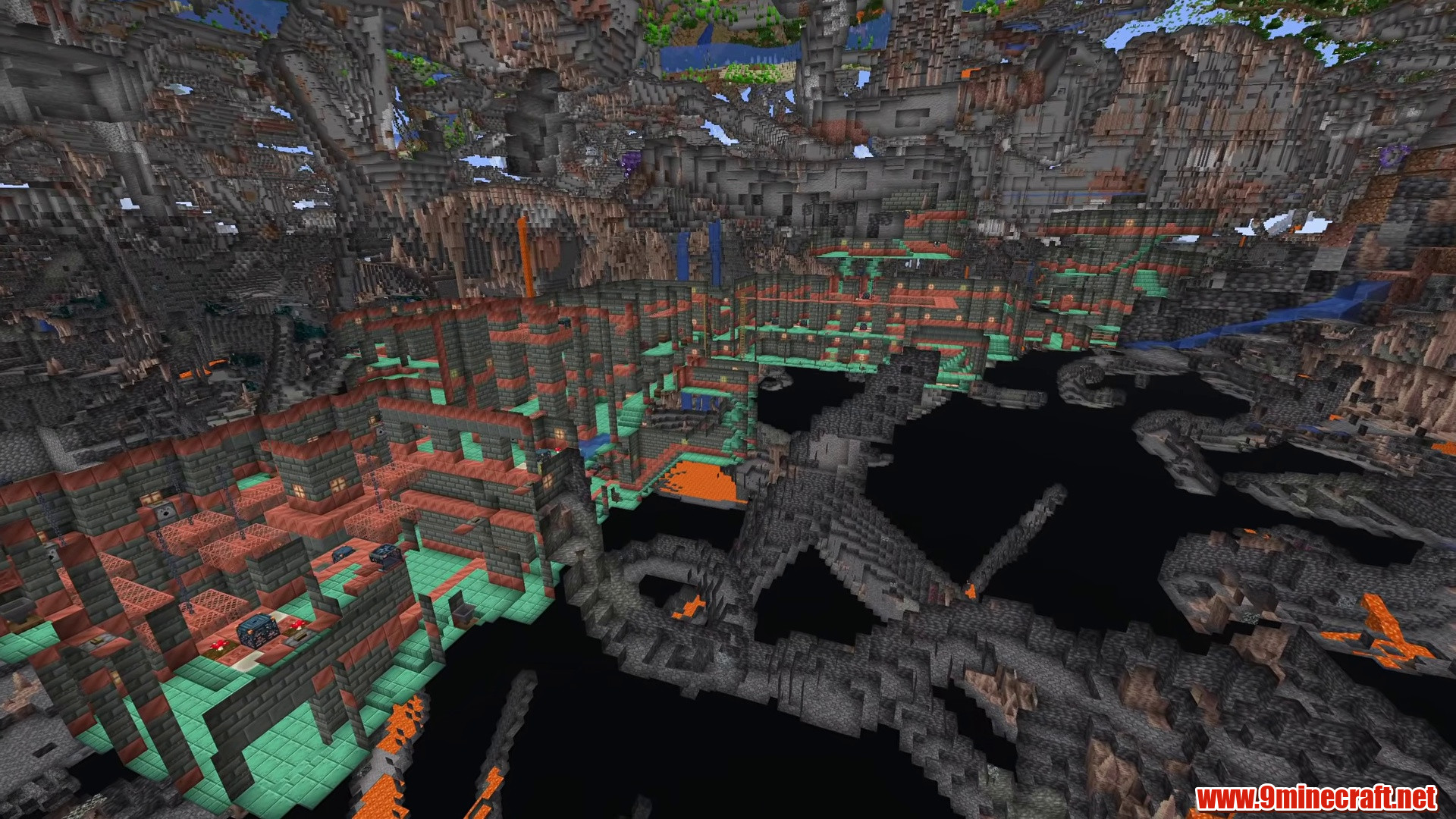Cherry Mountain Village & Trial Chamber - Minecraft seed -1688308898950160851