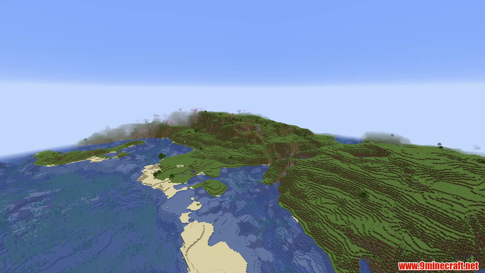 Peninsula Village & River Meanders - Minecraft seed -2160750861588798505