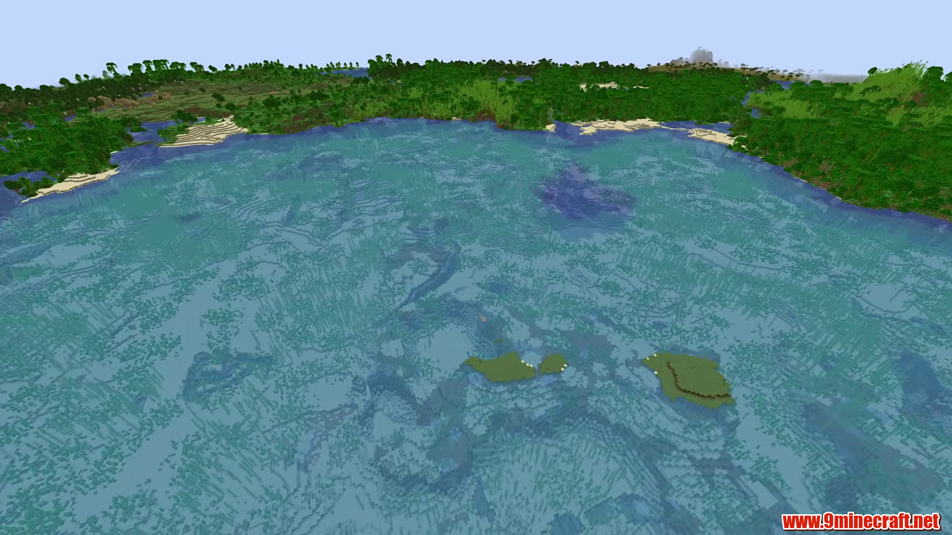 Coastal Ocean Bay Settlement - Minecraft seed 4252537833303981345
