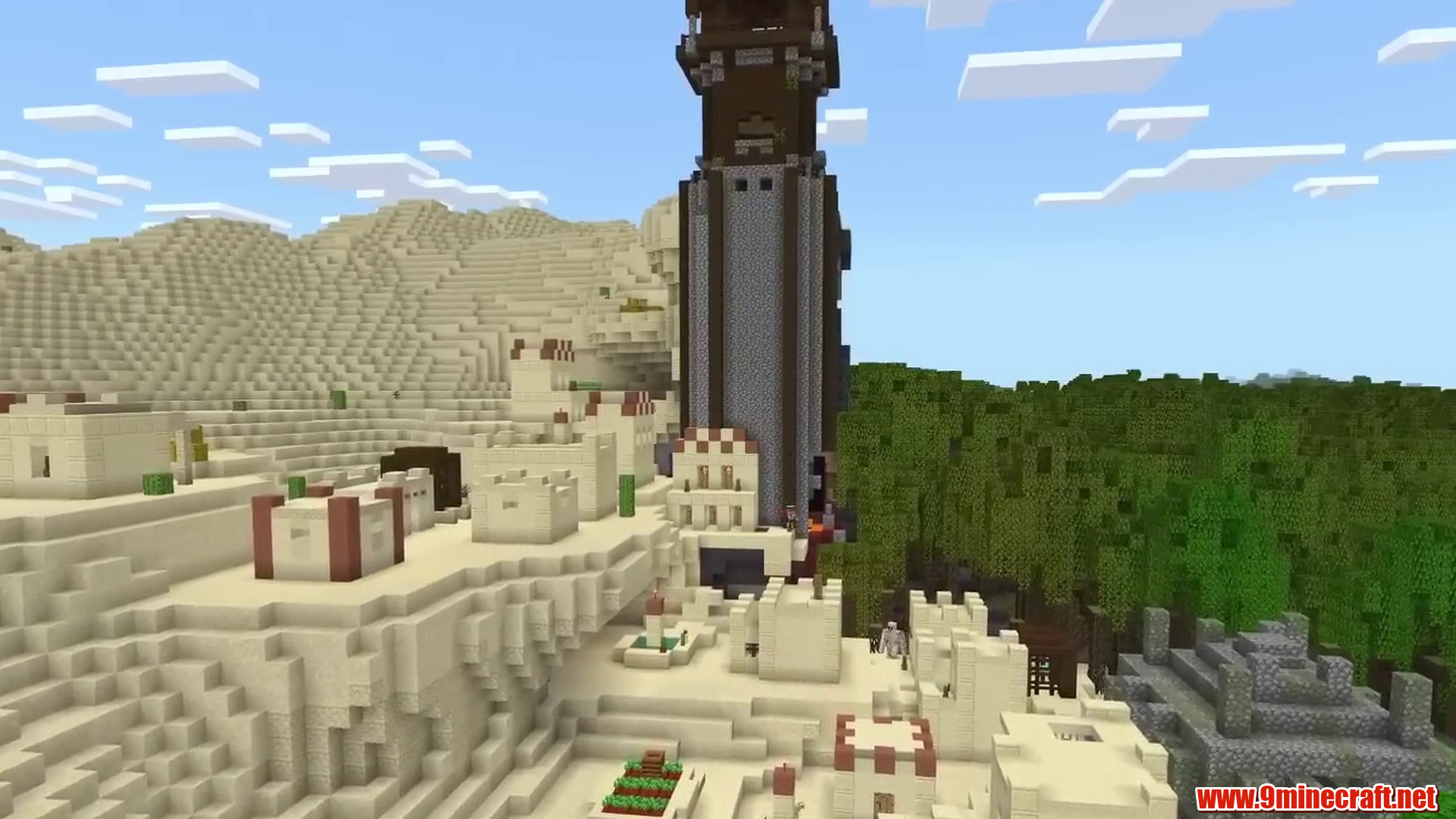 Jungle Border Desert Village and Giant Outpost Seed - Minecraft 26.2