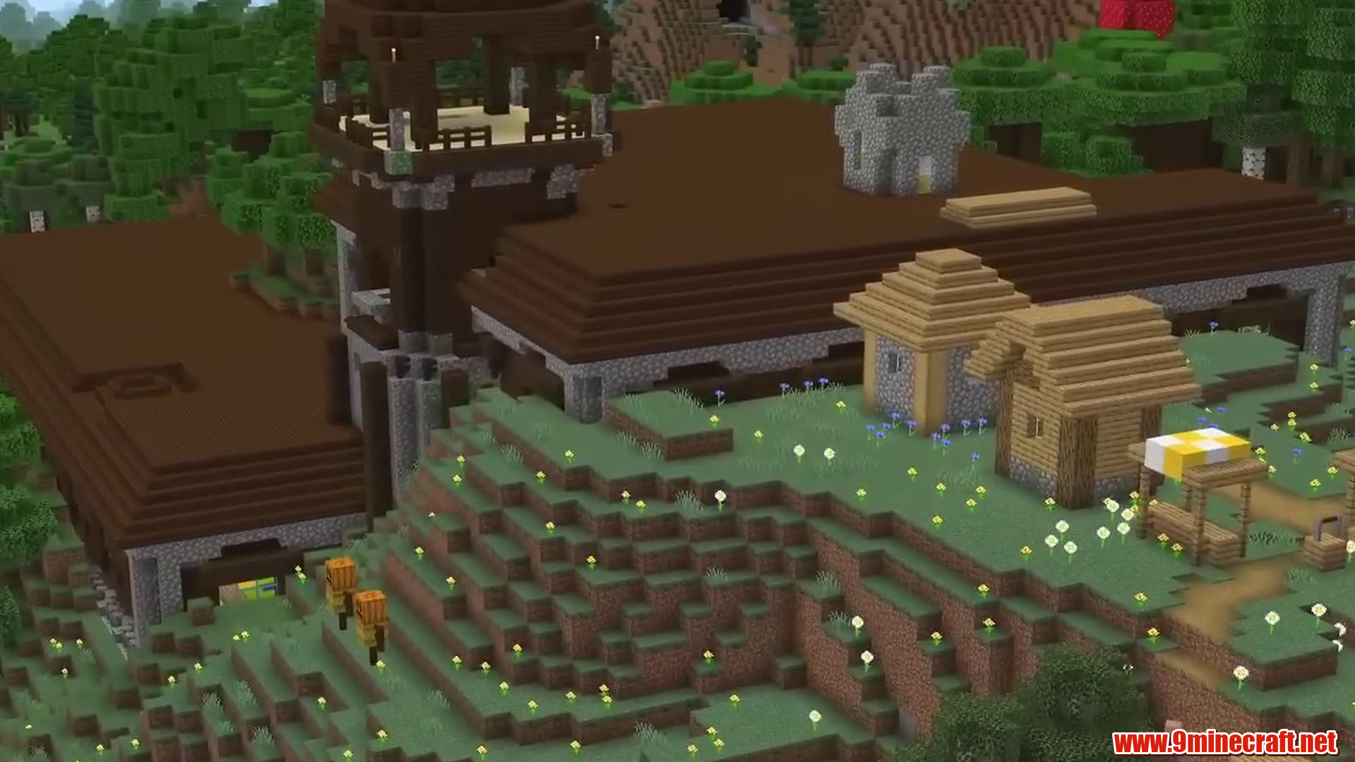 Woodland Mansion Fused Outpost and Village Seed - Minecraft 26.2