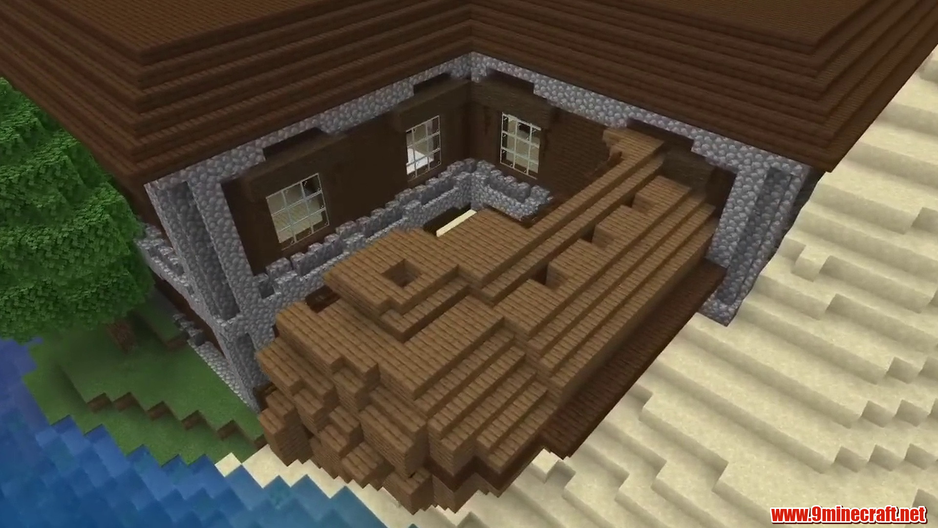 Coastal Woodland Mansion On Sandy Shores Seed - Minecraft 26.2
