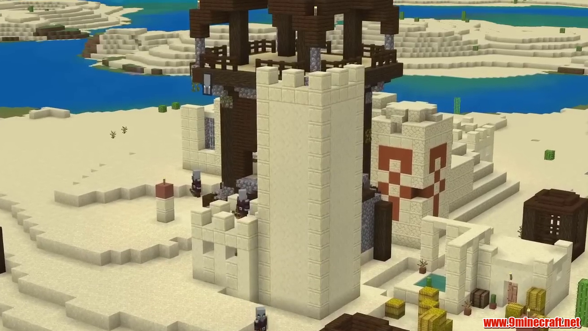 Badlands Desert Temple and Pillager Outpost Seed - Minecraft 26.2