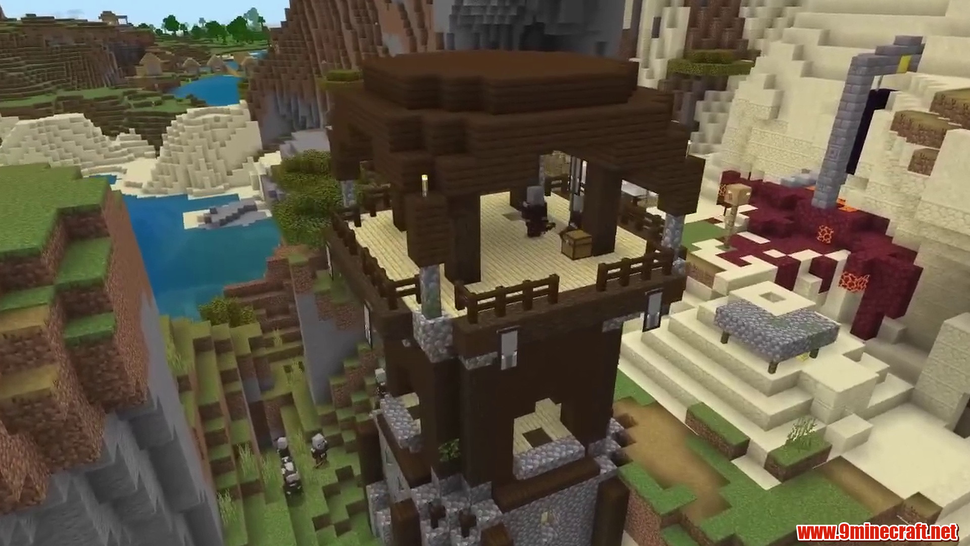 Pillager Outpost and Desert Village Ruined Portal Seed - Minecraft 26.2