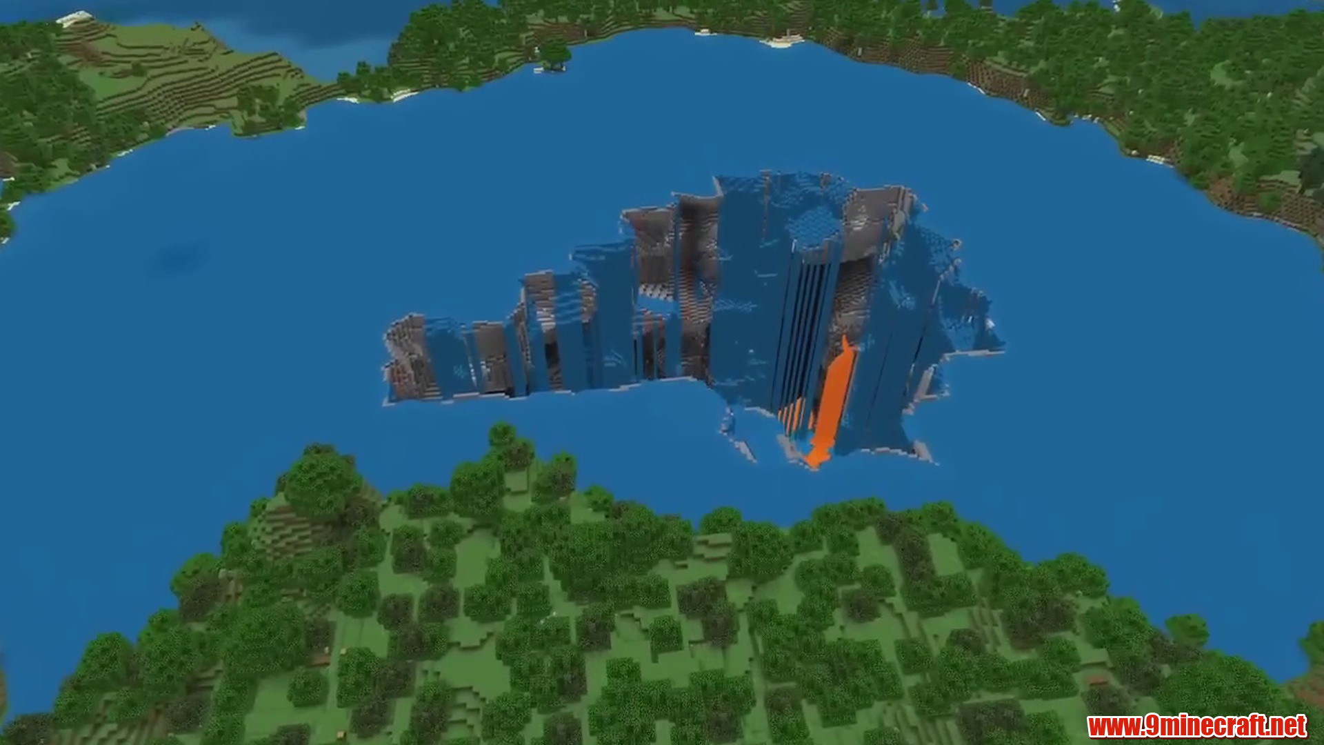 Forest Crater Lake and Mountain Caldera Seed - Minecraft 26.2