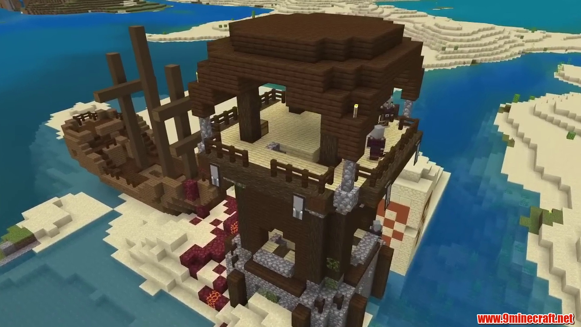 Pillager Outpost Fused Shipwreck and Ruined Portal Seed - Minecraft 26.2