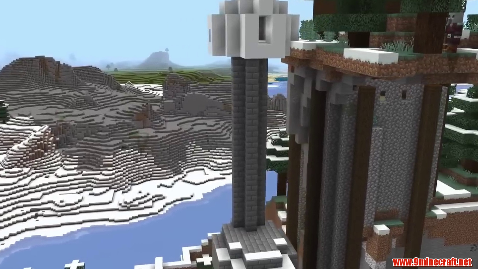 Sky-High Mountain Stone Spire and Valley Seed - Minecraft 26.2