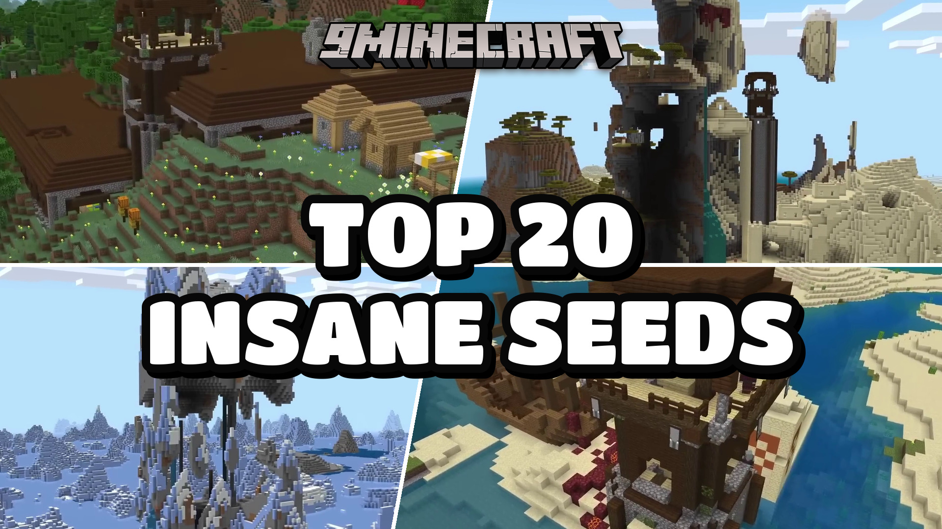 Top 20 Insane Rare Seeds for Minecraft 26.2 - Java & Bedrock Edition