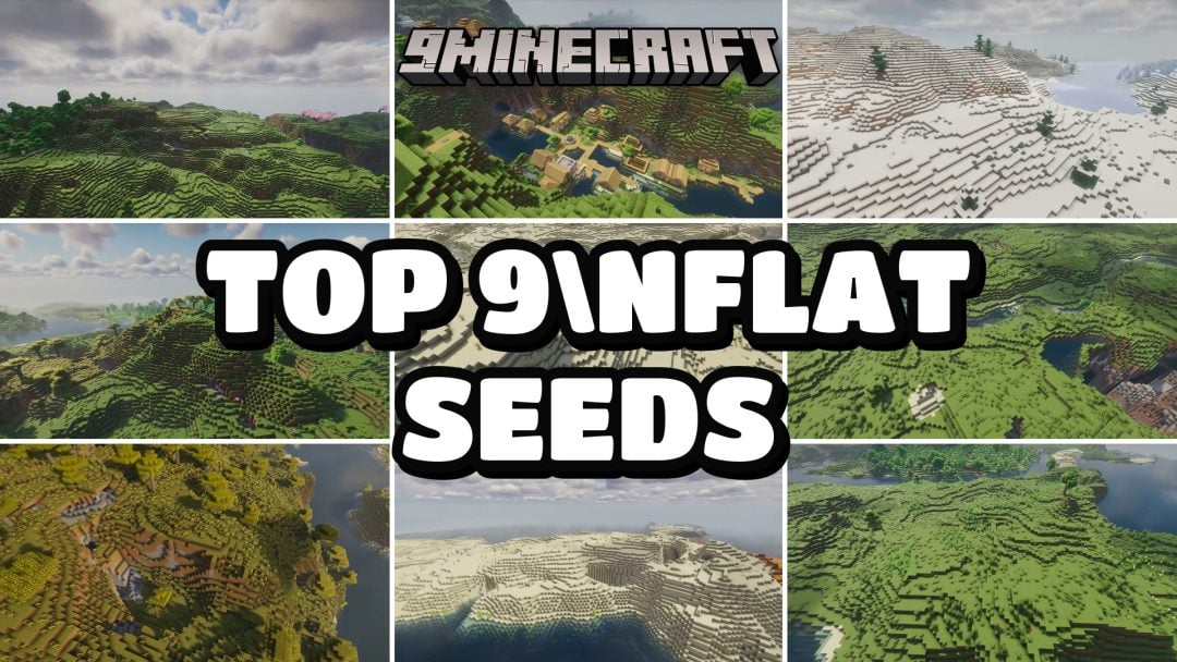 Top 9 Best Flat Land & Building Seeds for Minecraft 26.2 - Java & Bedrock Edition