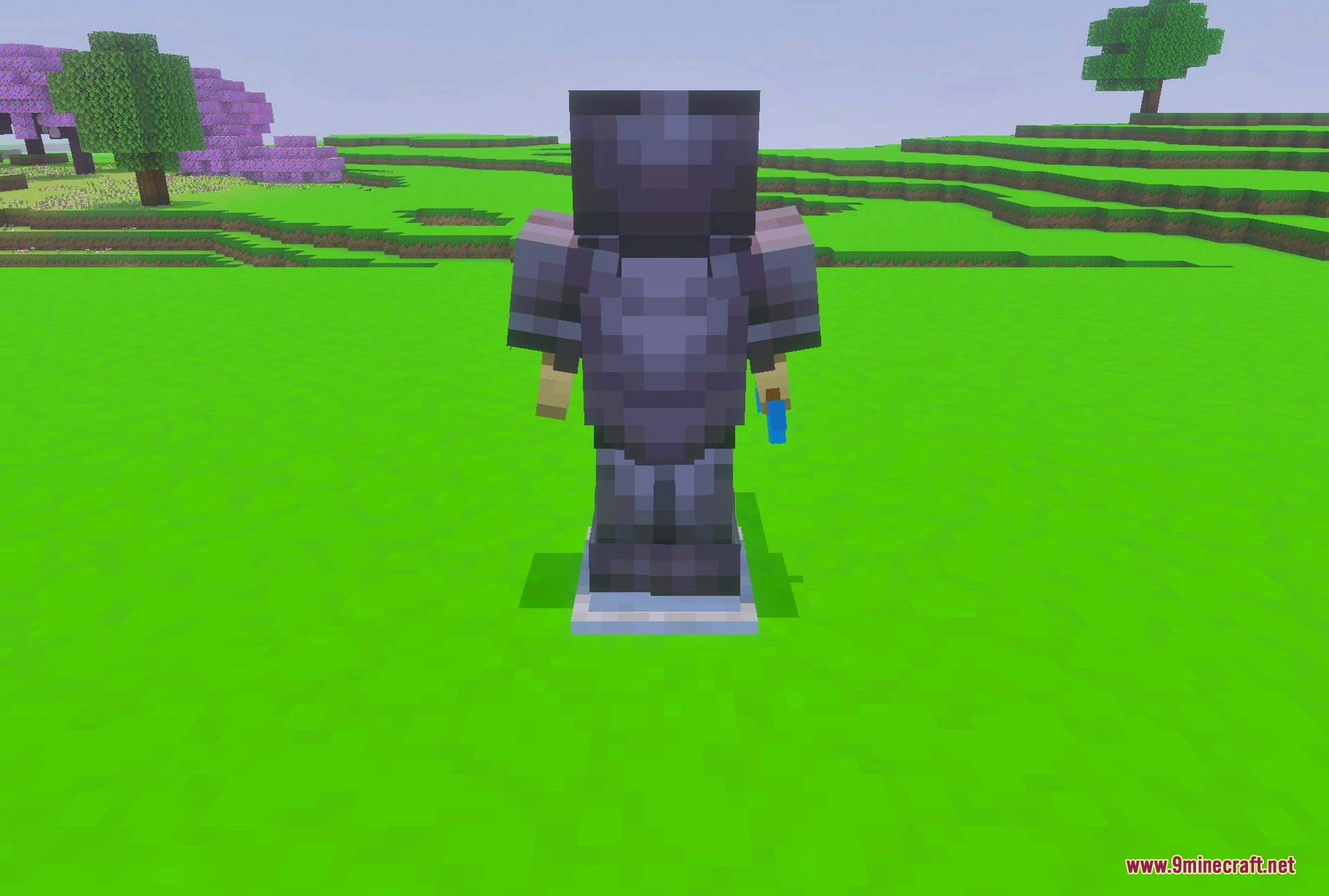 †VENOM† Client PvP Texture Pack Screenshot 4 Netherite armour in the pack style