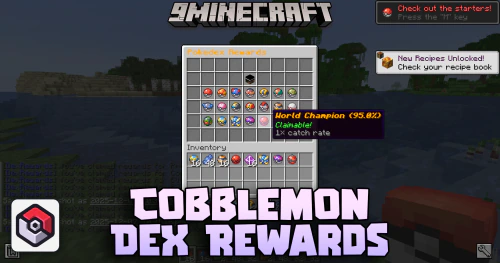 Cobblemon Dex Rewards Mod (1.21.1, 1.21) – Claimable Milestones And Customizable Unlocks