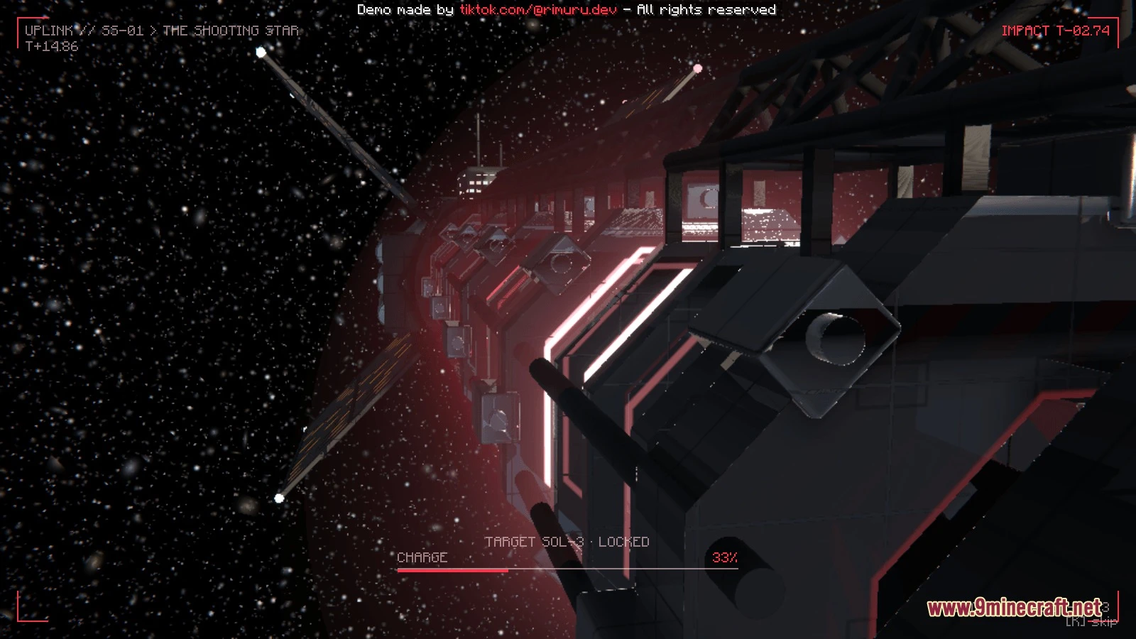 The Shooting Star Demo Mod (1.21.11, 1.20.1) – Vaporize Terrain From Orbit — screenshot 2