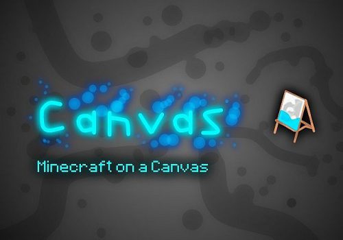 Canvas-pack-minecraft-in-brush-up