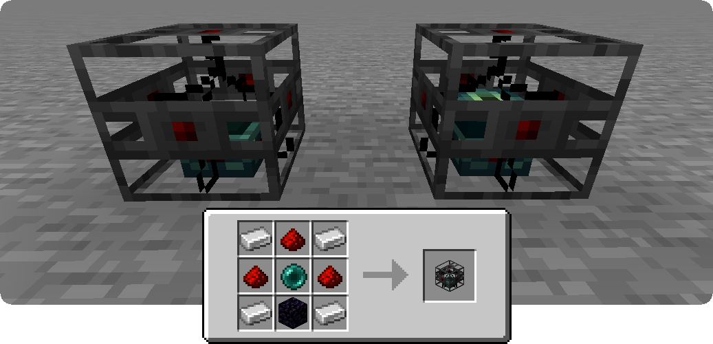 Mob Spawner and its crafting recipe