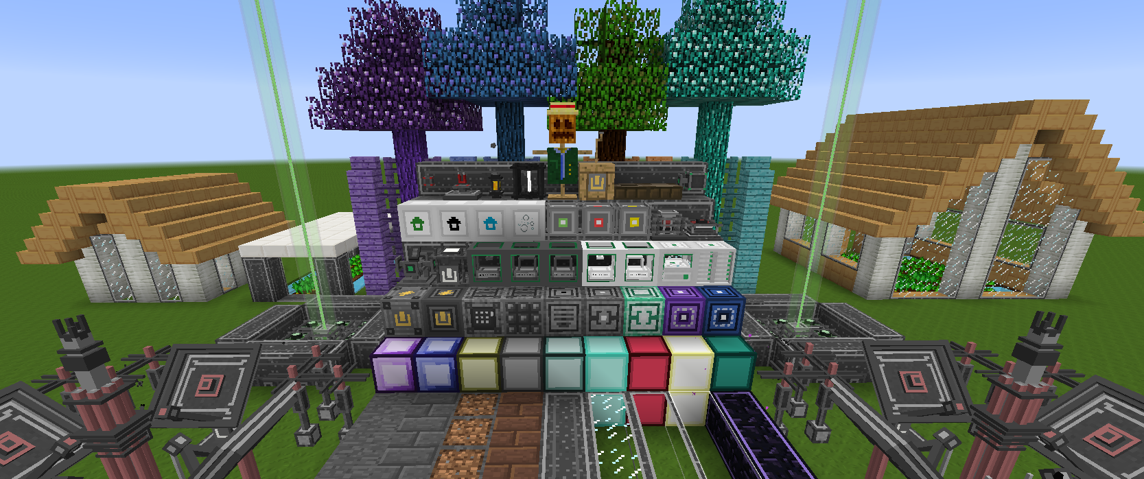 Various blocks and machines from a mod