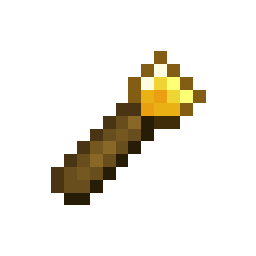 A golden torch, a light source.