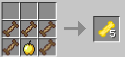 Crafting table recipe for the Super Treat
