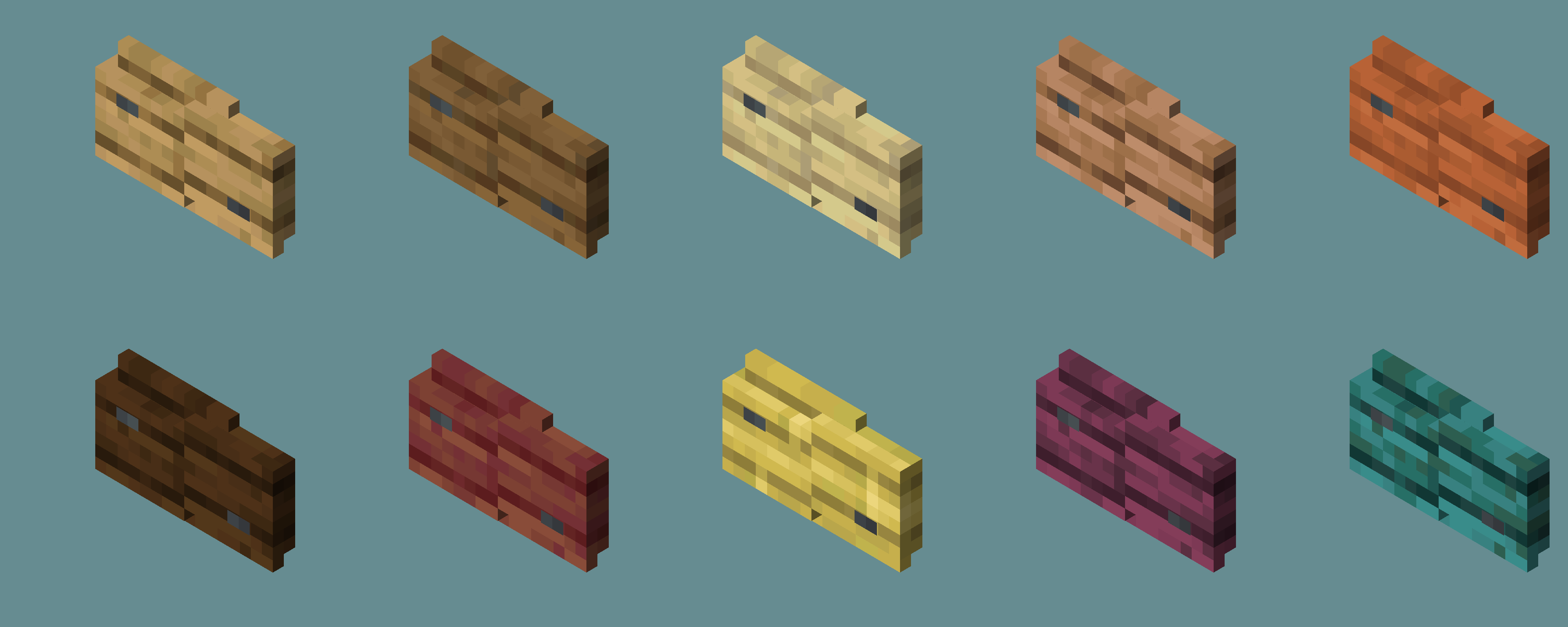 All types of wooden fences