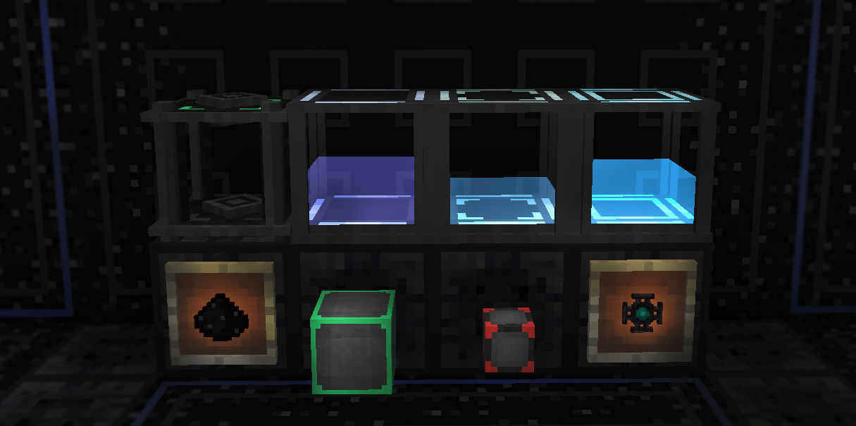 Advanced machinery with liquid tanks and items