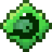 Green, glowing, pixelated eye-like item icon