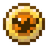 A pixelated golden-brown eye item.