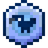 Blue icon with dark creature silhouette
