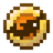 A golden, swirling eye-like item.