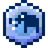 Blue icon with a dark animal silhouette