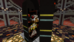 Player character in a dark, ornate structure