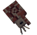 Brown and white patterned squid-like creature