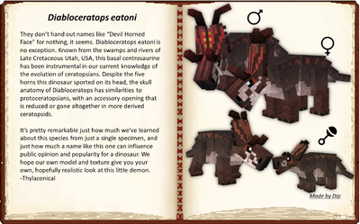 Diabloceratops eatoni mob models and description