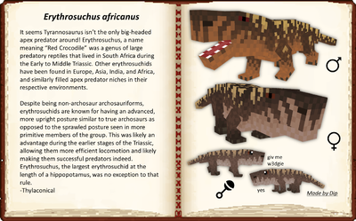 Erythrosuchus africanus mob and lore