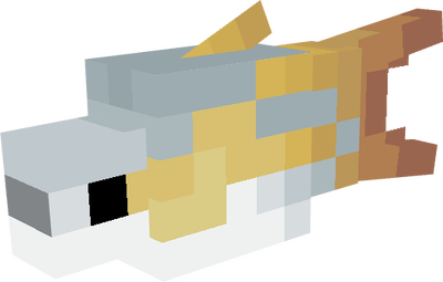 Minecraft modded fox-like creature model