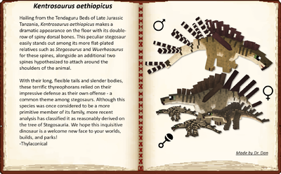Kentrosaurus aethiopicus mod wiki entry
