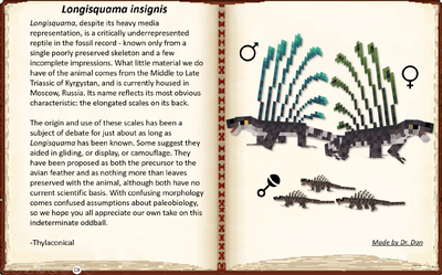 Longisquama insignis mod wiki entry