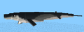 Minecraft mod whale swimming in blue water