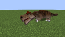 Minecraft mod creature on grass