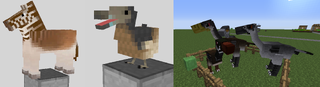 Zebra, Dodo, and Gastornis mobs