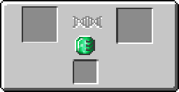 Minecraft mod GUI with DNA and green item