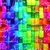 A vibrant rainbow-colored block texture.